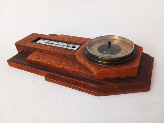 Image 1 of Barometro Art Déco Stazione meteorologica scolastica di Amsterdam