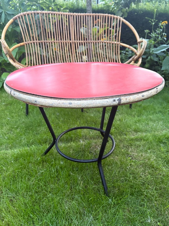 Vintage Rohe Noordwolde Rotan Set – Rohé Noordwolde, Tuinsets, Bamboo (photo 5 of 5)