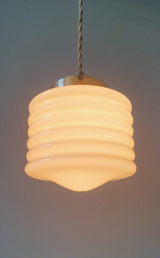 Lampada a Sospensione Vintage Francese 'Lampion' Colore Rosa Pastello – Lampade a sospensione, Metal (photo 6 of 22)