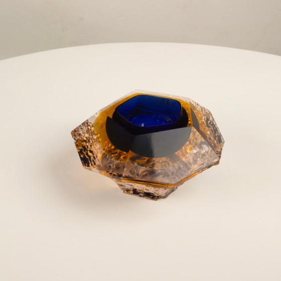Cendrier sculptural en verre submergé par Gianfranco Mandruzzato Murano 1970 – Accessoires de table, Modern (photo 19 of 22)