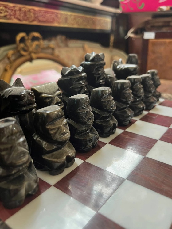 Schachspiel. – Dekorative Objekte, Marble (photo 7 of 9)