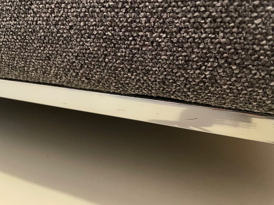 Image 1 of Montel Strike - divano angolare - mono grafite - gambe cromate