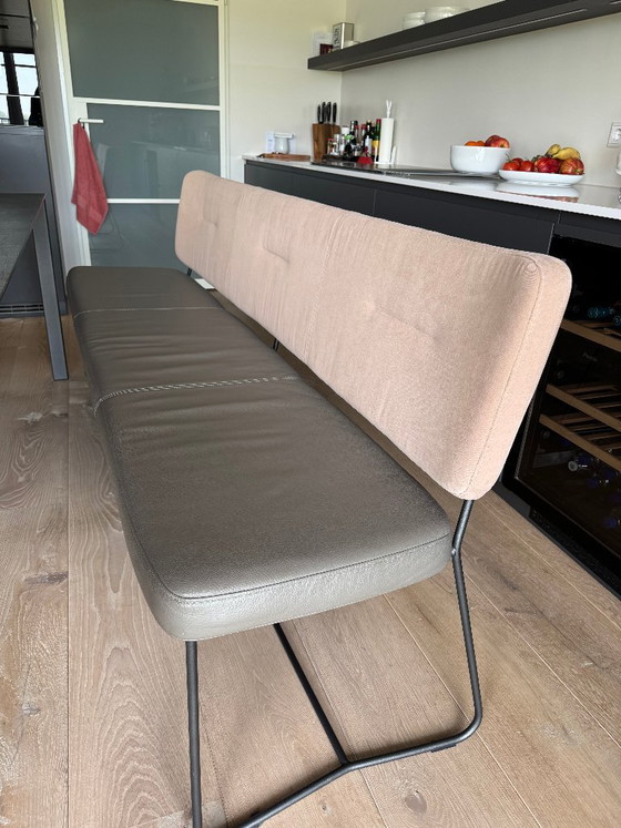 Bert Plantegie Esszimmergarnitur – Leather, Metal (photo 2 of 5)