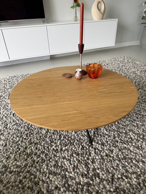 Salontafel Eikenfineer Diameter 80 cm
