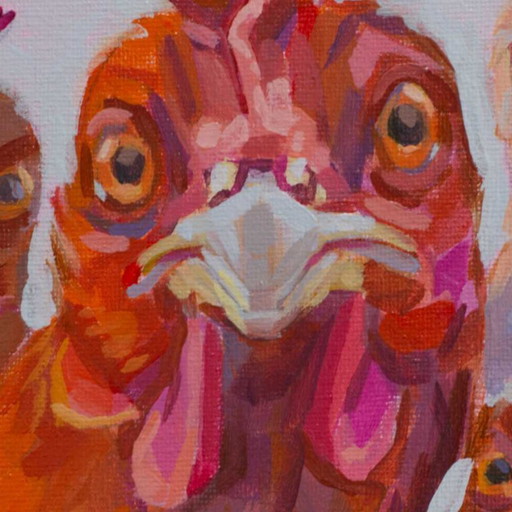 Taube, Contemporary Impressionism in Miniature, 20x20; Sandra Kolondam