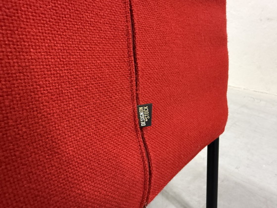 Image 1 of Design on Stock Limec fauteuil wolstof rood