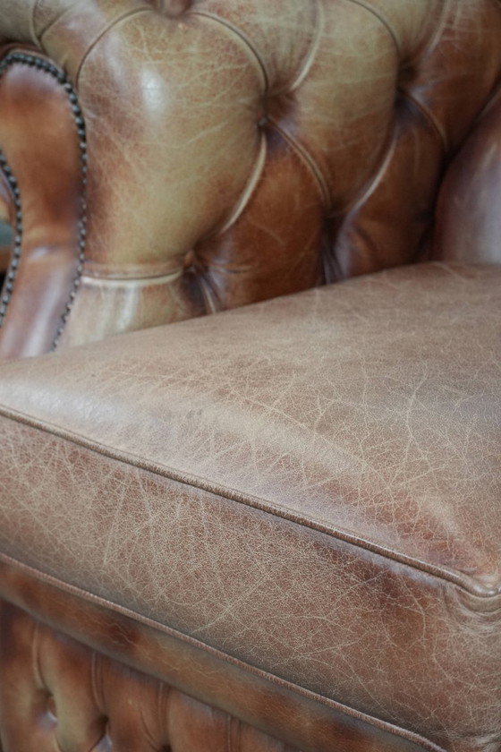 Image 1 of English-style Chesterfield armchair