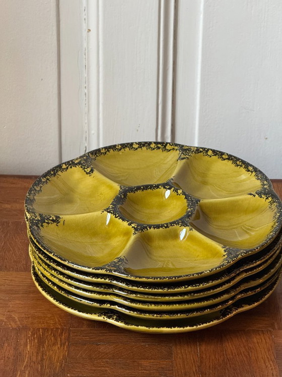 Set of 12 Gien Oyster Plates – Crockery, Ceramic (photo 17 of 20)