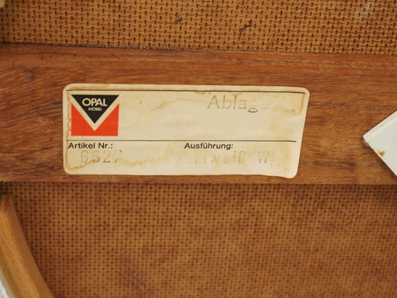 Image 1 of Table d'appoint Opal Luna, design vintage, style années 70, époque spatiale