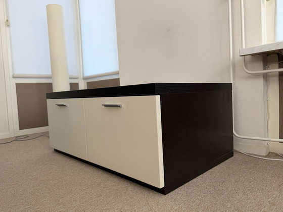Mobili TV/cassettiera piccola wengé con cassetti contenitori – Metallo, Legno (photo 3 of 5)
