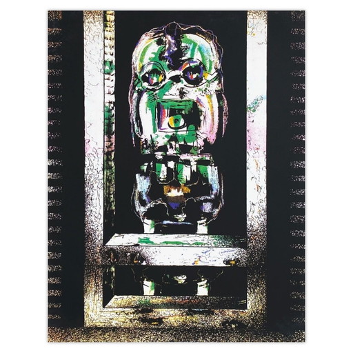 Juana FRANCÉS screenprint El muro 1973 – lithos zeefdrukken, Paper (photo 2 of 5)