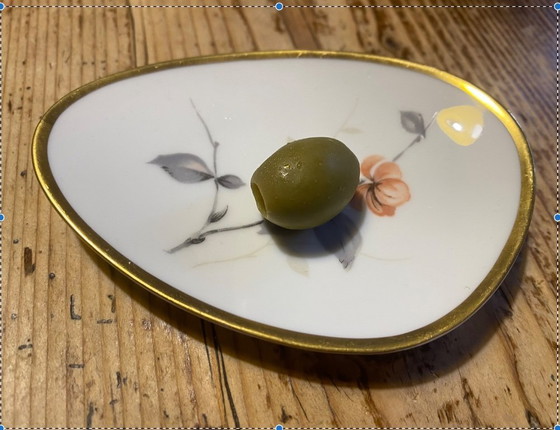 Image 1 of Set di stuzzichini "Uovo Biologico" di KPM Germania, metà del XX secolo - 7 pezzi