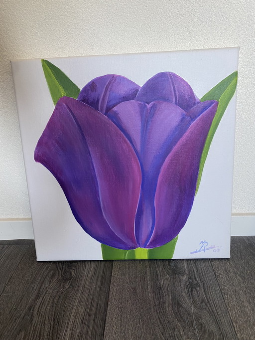 Tweeluik van tulpen Joop Rozendaal 