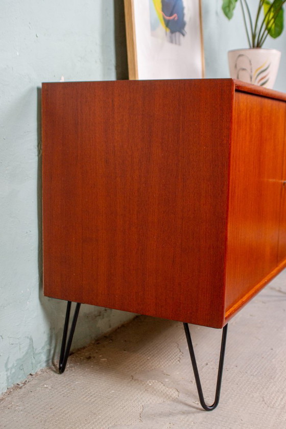 Image 1 of Vintage teak chest of drawers sideboard cabinet mid century 60s