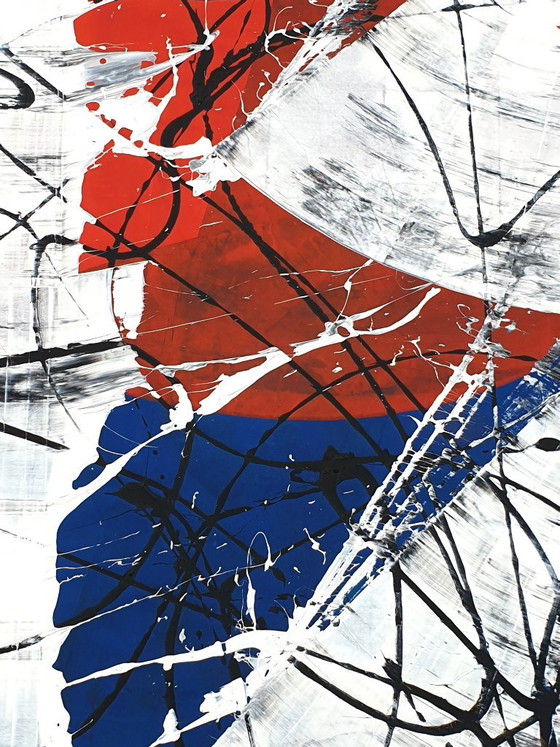 Jürgen Angeler - Rode Bloem - XXL – Schilderijen & Tekeningen, Canvas (photo 12 of 20)