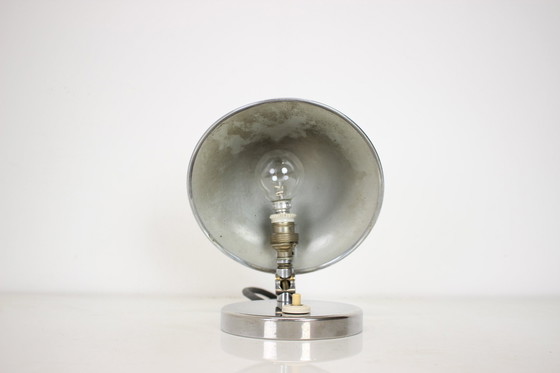 Image 1 of Art Deco Adjustable Chrome Table Lamp By Josef Hurka For Napako, 1930'S