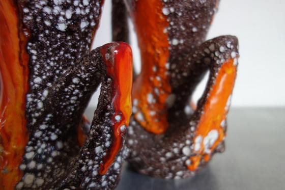 Image 1 of Pareja de jarrones Fat Lava Vallauris años 50 Francia