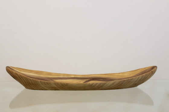 Piatto in ceramica Vallauris Grandjean Jourdan effetto legno, Stoviglie (foto 3 di 8)