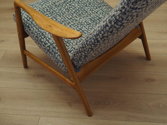 Sillón Kontour de Alf Svensson para Fritz Hansen, estructura de teca, década de 1960. – Sillones, Textile (photo 15 of 15)