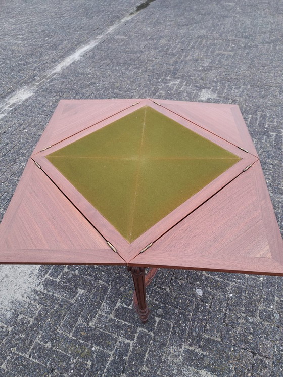 Image 1 of Victorian envelope card table