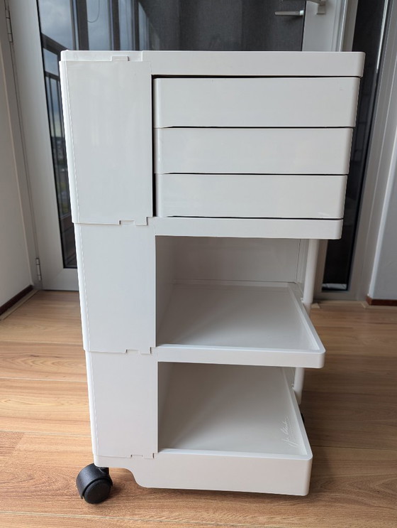 Image 1 of B-Line “Boby Trolley” – 3/3 drawers – Joe Colombo (White, Italy)
