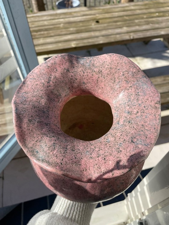 Image 1 of Vase vintage à glaçure violette