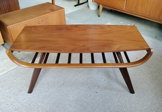 Image 1 of Tavolino vintage in teak, piano reversibile (Louis van Teeffelen?)