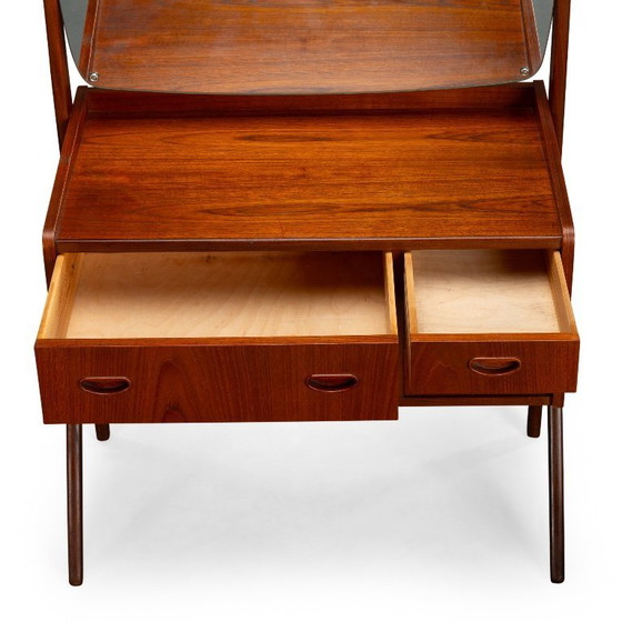 Image 1 of Deens design kaptafel in teak by AG Spejl Kobberbeskyttet, 1960s