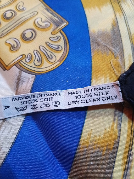 Foulard Hermès, Décoration, Soie, Noir (photo 3 sur 7)