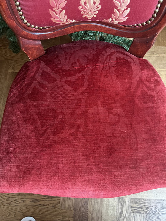 Image 1 of klassischer Stuhl neu bezogen