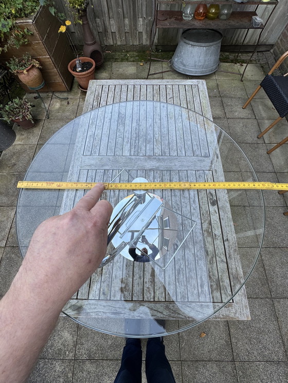 Image 1 of Tavolino KOKOON | 🇩🇪 Anni '80 | Un elemento d'arredo senza tempo in cromo e vetro