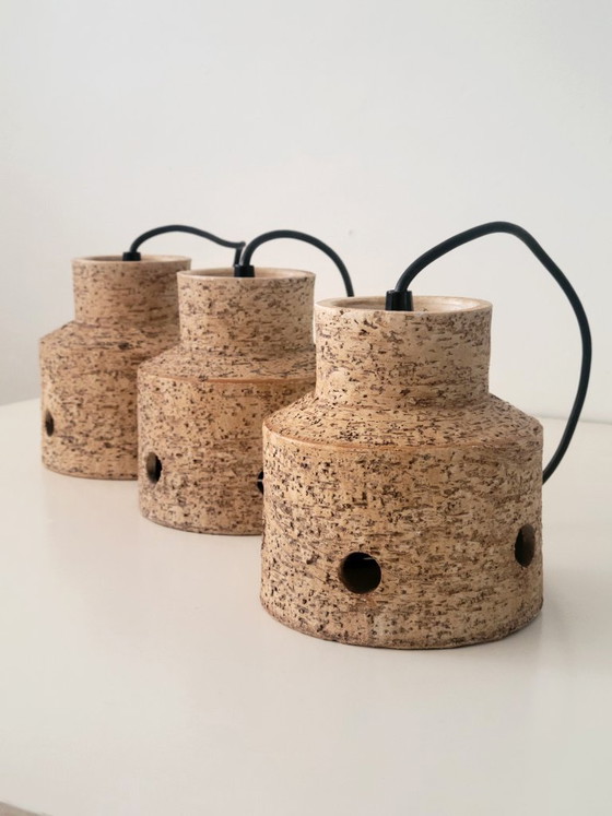 Ceramic Pendant Lamp, Netherlands 1970 (photo 6 of 8)