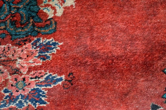 Image 1 of Mahal, alfombra antigua anudada a mano. 328x438