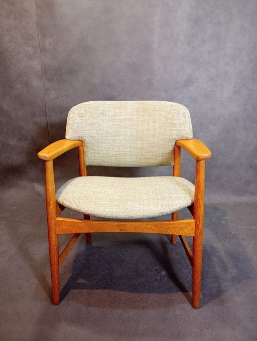 Fauteuil Larsen & Madsen, Vintage Scandinave 1960S 