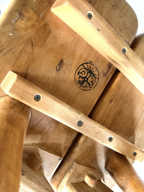 Image 1 of 4x vintage eetkamerstoel model ‘Opus’, Erwin Berghammer ‘80