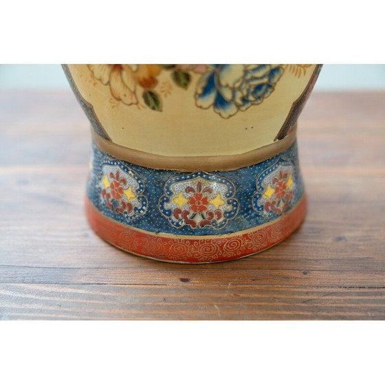 Image 1 of Vaso Satsuma dorato d'epoca, Cina