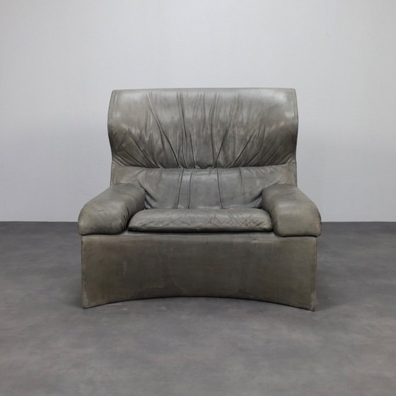 Image 1 of Lounge Chair & Ottoman di Giovanni Offredi per Saporiti, anni '70