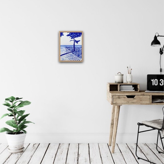 Image 1 of Acrilico su carta bianca Hahnemuhle 325 g. Dimensioni 40x30 cm.