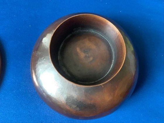 Image 1 of Hans Przyrembel Lidded Box Bonbonniere Marianne Brandt Alfred Lipovec Bauhaus Copper