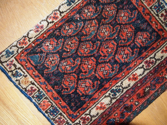 Image 1 of Borsa persiana antica da collezione, realizzata a mano in ceramica Malayer, dimensioni 37 cm x 46 cm, anni 1900 - 1C361