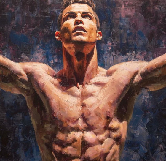 Alberto Ricardo - Cristiano Ronaldo 3 - Artist lithograph – Lithographs & prints, Canvas (photo 4 of 14)
