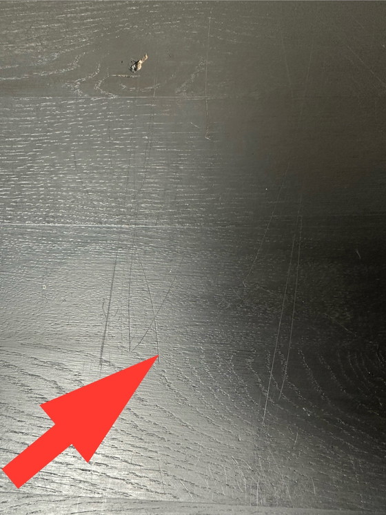 Image 1 of Table basse vintage Japandi en chêne