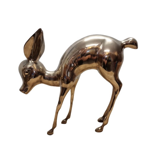 Bambi XL en laiton vintage