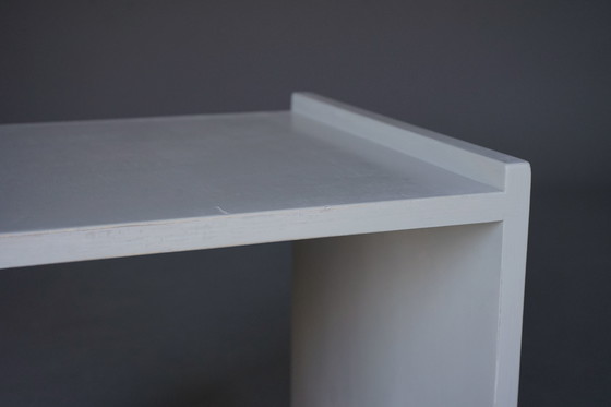 Image 1 of Minimalistischer Sperrholz-Würfelhocker, 1960er Jahre