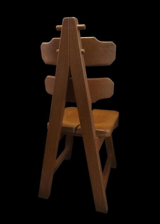 Image 1 of Vintage brutalist sculptural constructivisme stoel