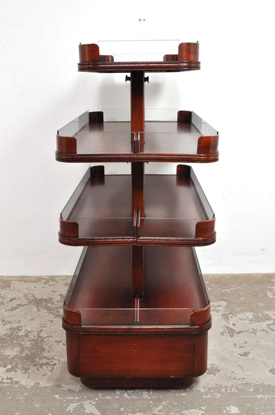 Image 1 of Vintage Etagere Mahogany 1950s