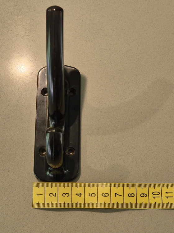 Image 1 of 10 philite bakelite coat hooks, 1950s