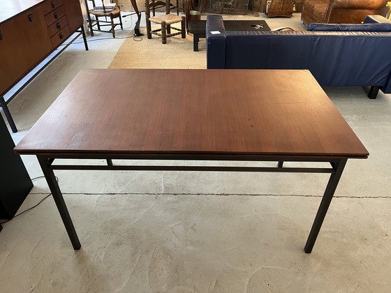 Image 1 of Mesa de caoba, años 50