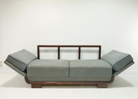 Image 1 of Vintage 1950s sofa with reclining function