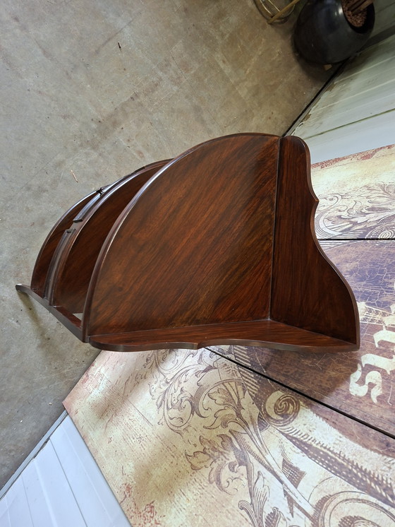 Image 1 of Tavolini angolari classici inglesi, tavolino portatelefono, tavolino laterale, dimensioni 40x40cm e altezza 96cm.